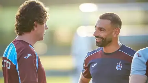 محمد صلاح في أول تدريب له مع طرابزون